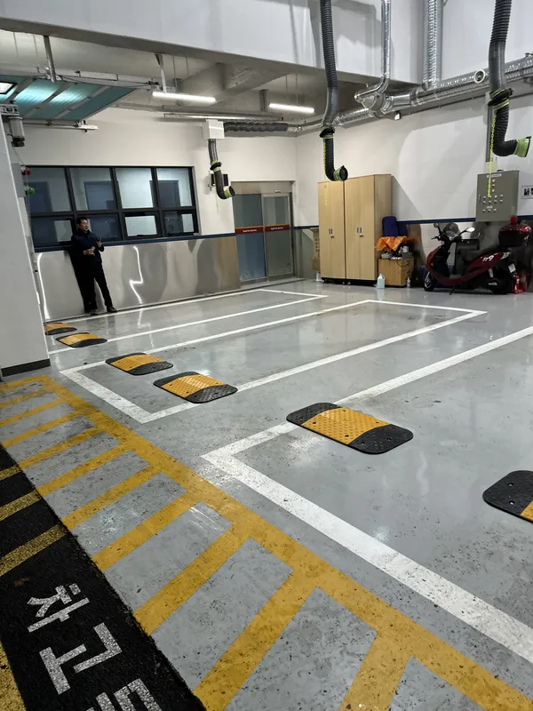 도로점용허가 시공 현장